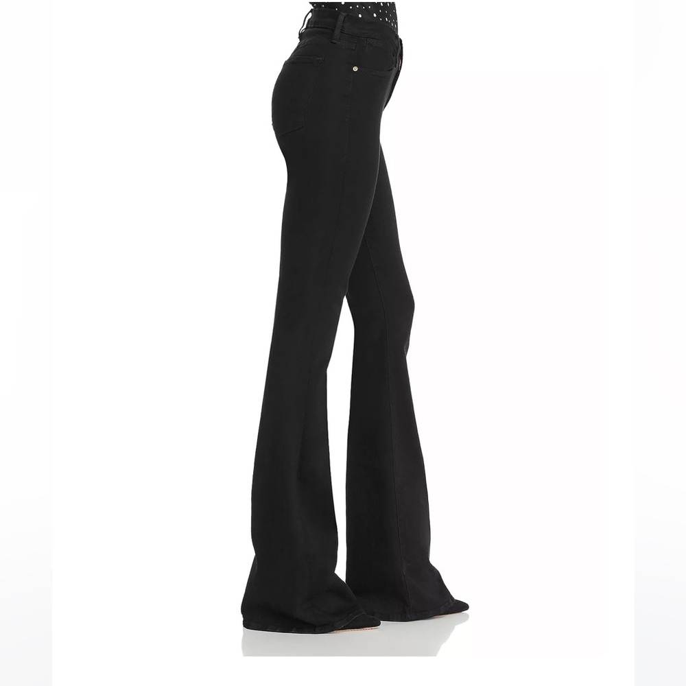 FRAME DENIM Black fitted flare jean - Picture 2 of 11
